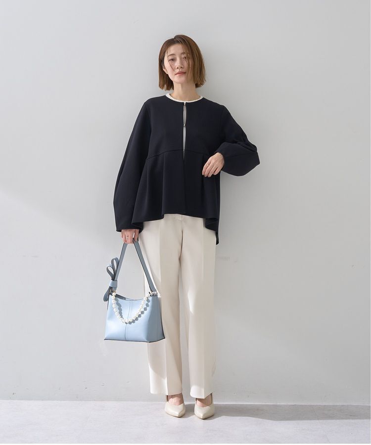 YECCA VECCA「サイドベルテッドハイウエストパンツ」|その他|