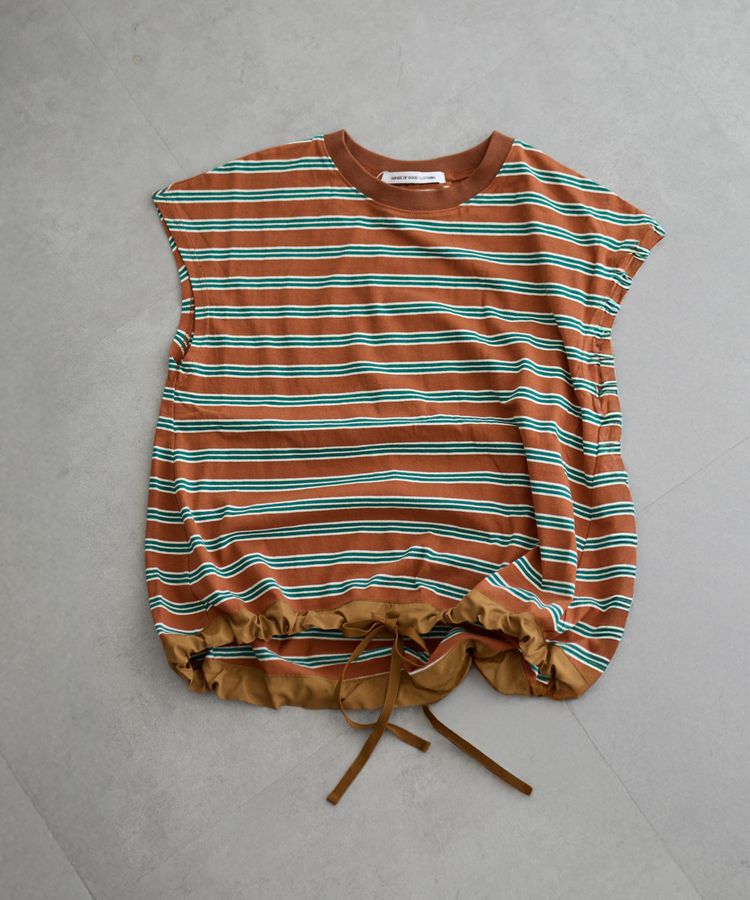 GARAGE OF GOOD CLOTHING「マルチボーダードロストプルオーバー」|Tシャツ・カットソー|Terracotta