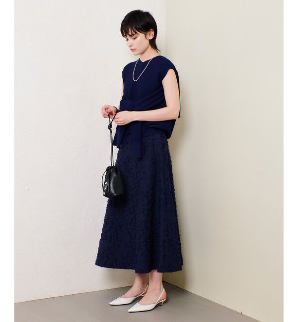 allureville「スラッシュアーム2WAY プルオーバー」|ニット・セーター|