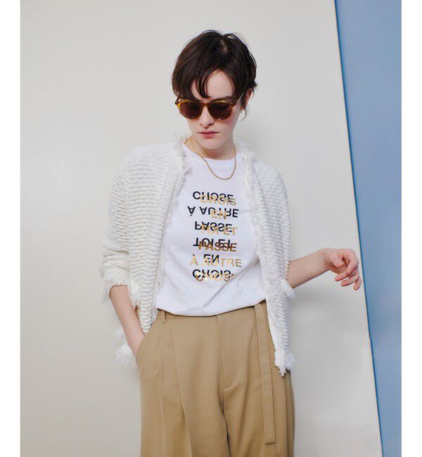 allureville「ミックスツイードニットジャケット」|ニット・セーター|