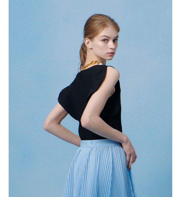 LOULOU WILLOUGHBY「【LOULOU WILLOUGHBY】スキャーラッププルオーバー」|ニット・セーター|