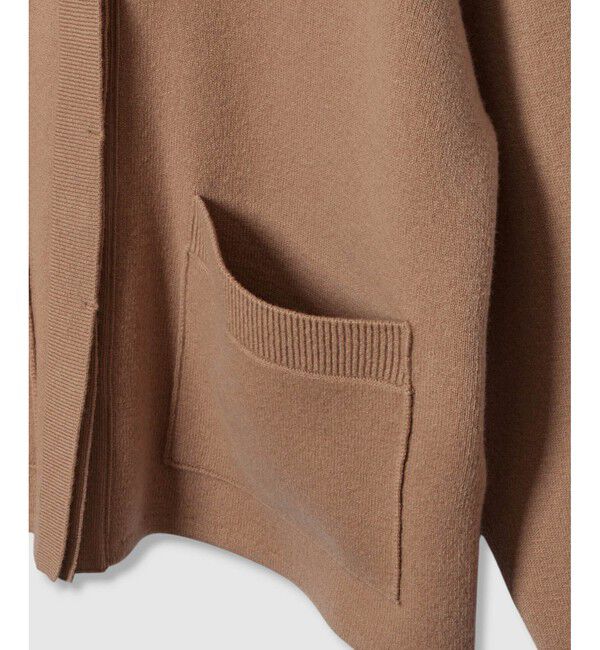 LOULOU WILLOUGHBY「【LOULOU WILLOUGHBY】ファー衿ニットショートコート」|ダッフルコート|