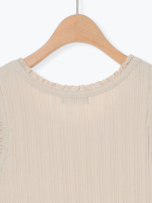 Samansa Mos2「エッジレーステレコノースリ」|Tシャツ・カットソー|