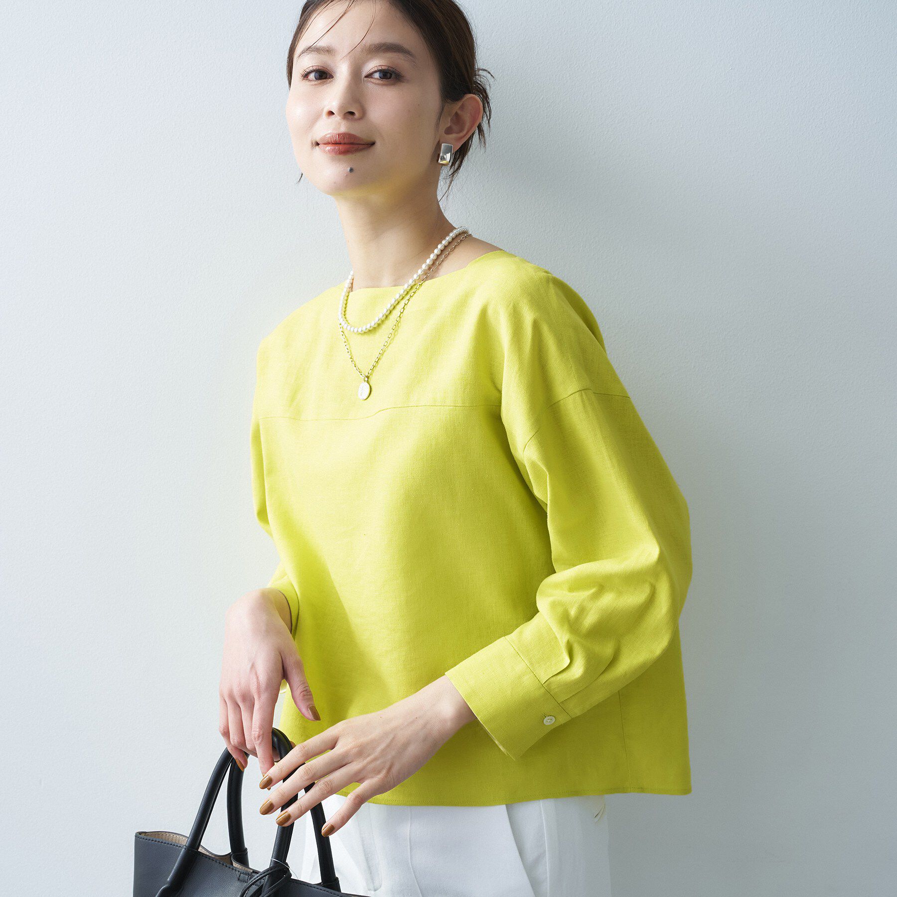 UNTITLED「ボートネックブラウス」|シャツ・ブラウス|