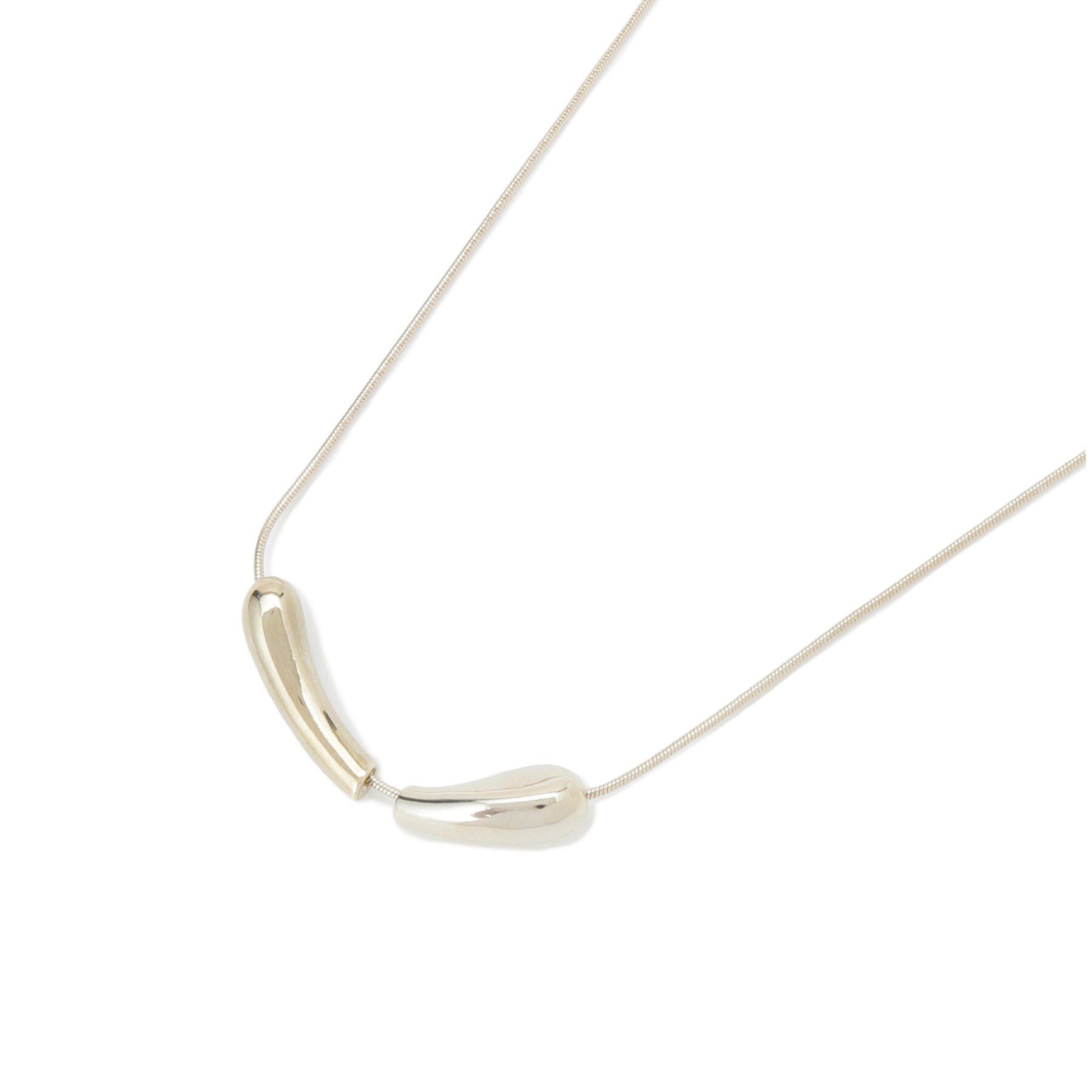 UNTITLED「【ステンレスチェーン】ニュアンスハートトップ」|ネックレス|ゴールド(007)