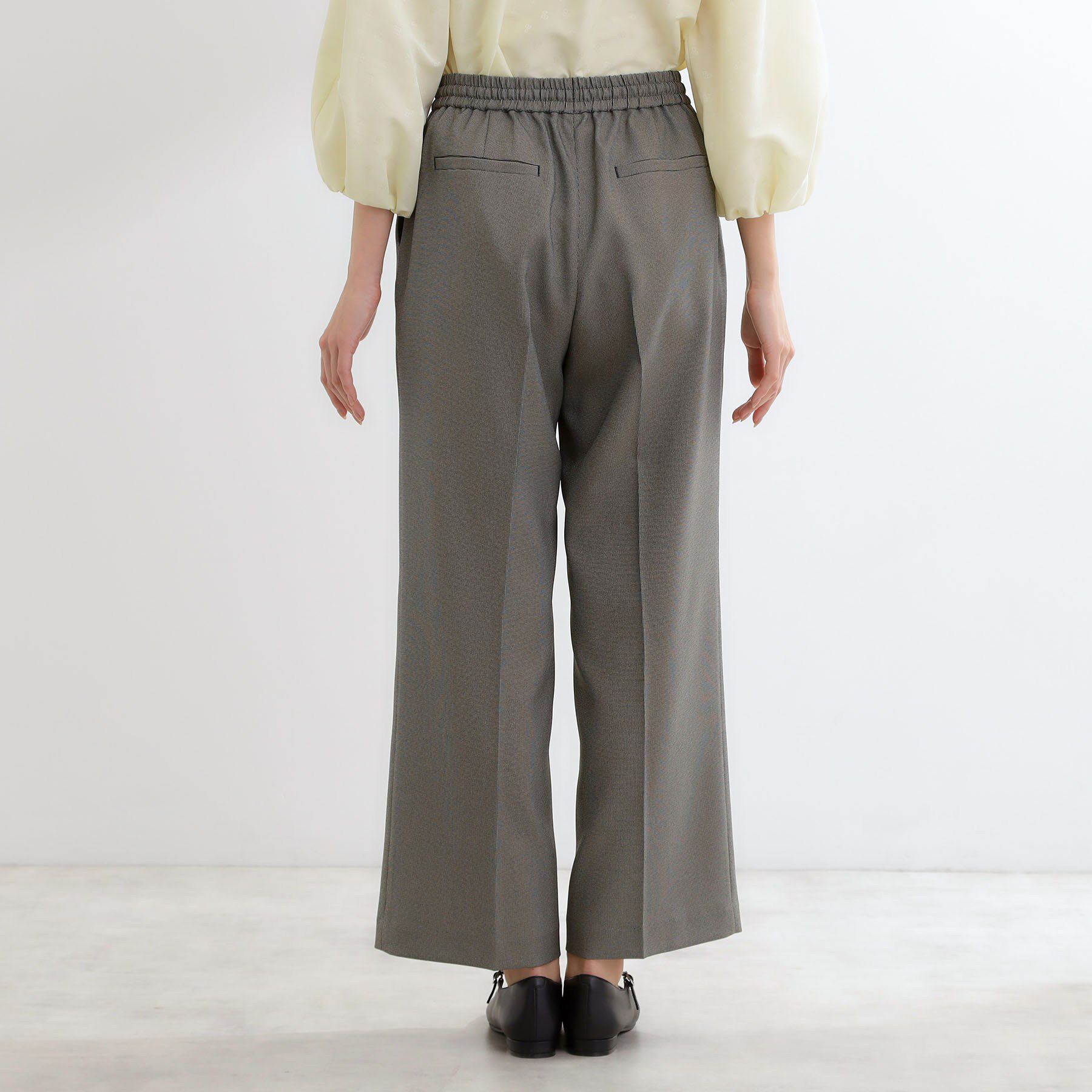 Reflect「【ウエスト総ゴム】チェック柄イージーワイドパンツ」|その他|