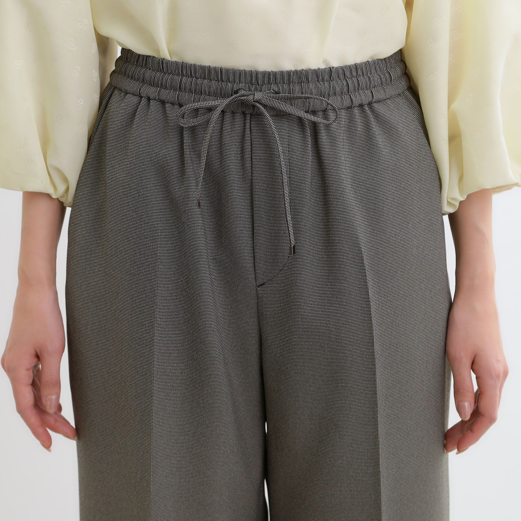 Reflect「【ウエスト総ゴム】チェック柄イージーワイドパンツ」|その他|