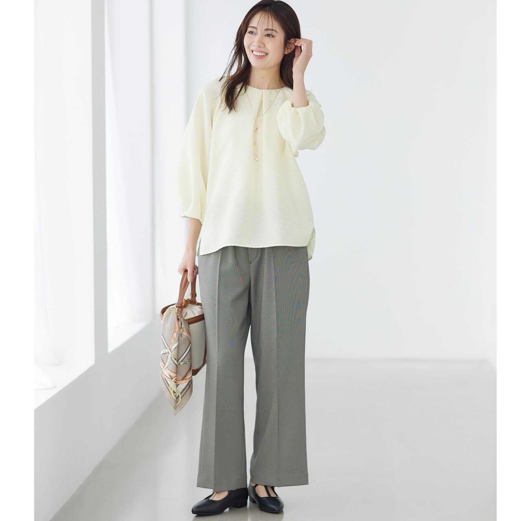 Reflect「【ウエスト総ゴム】チェック柄イージーワイドパンツ」|その他|