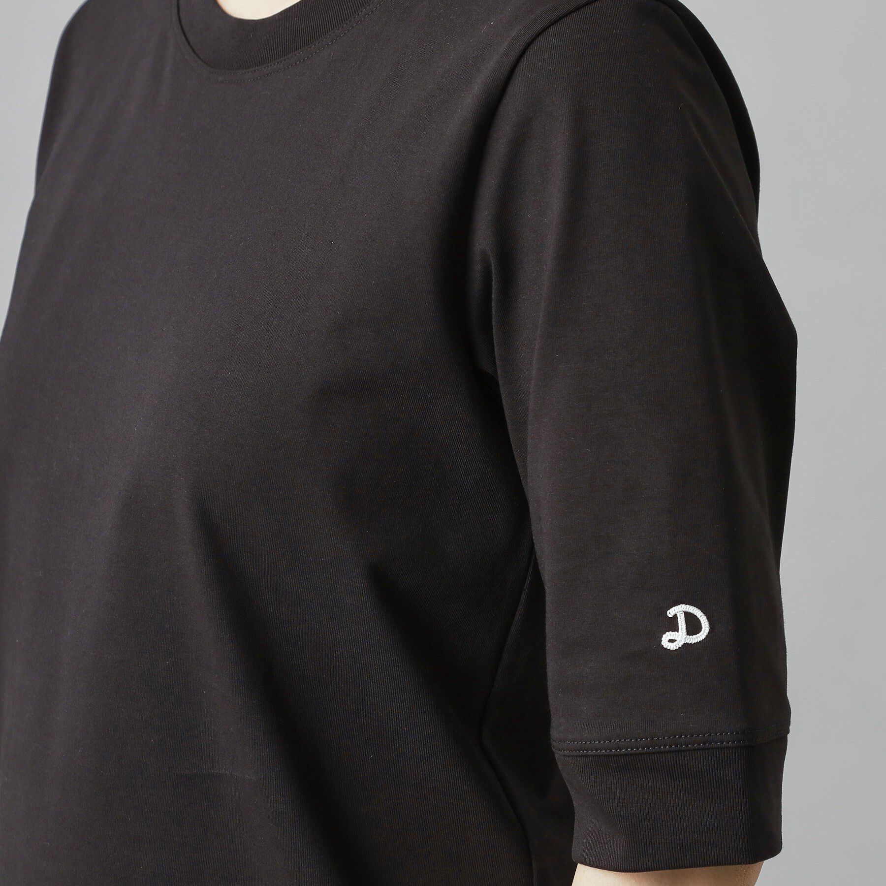 DRESSTERIOR「【洗える/五分丈】バックブリーズテック五分丈Tシャツ」|Tシャツ・カットソー|