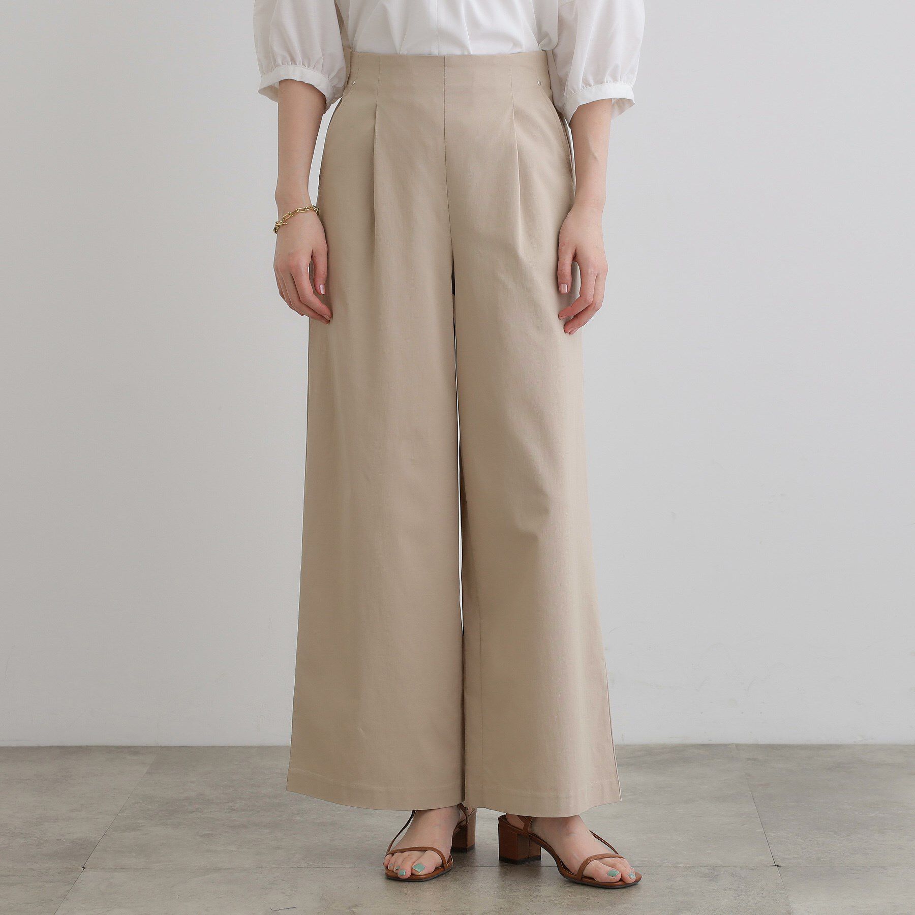 grove「高身長さん向け＋10cm【接触冷感】サマーハイパーストレッチワイドパンツ」|その他|