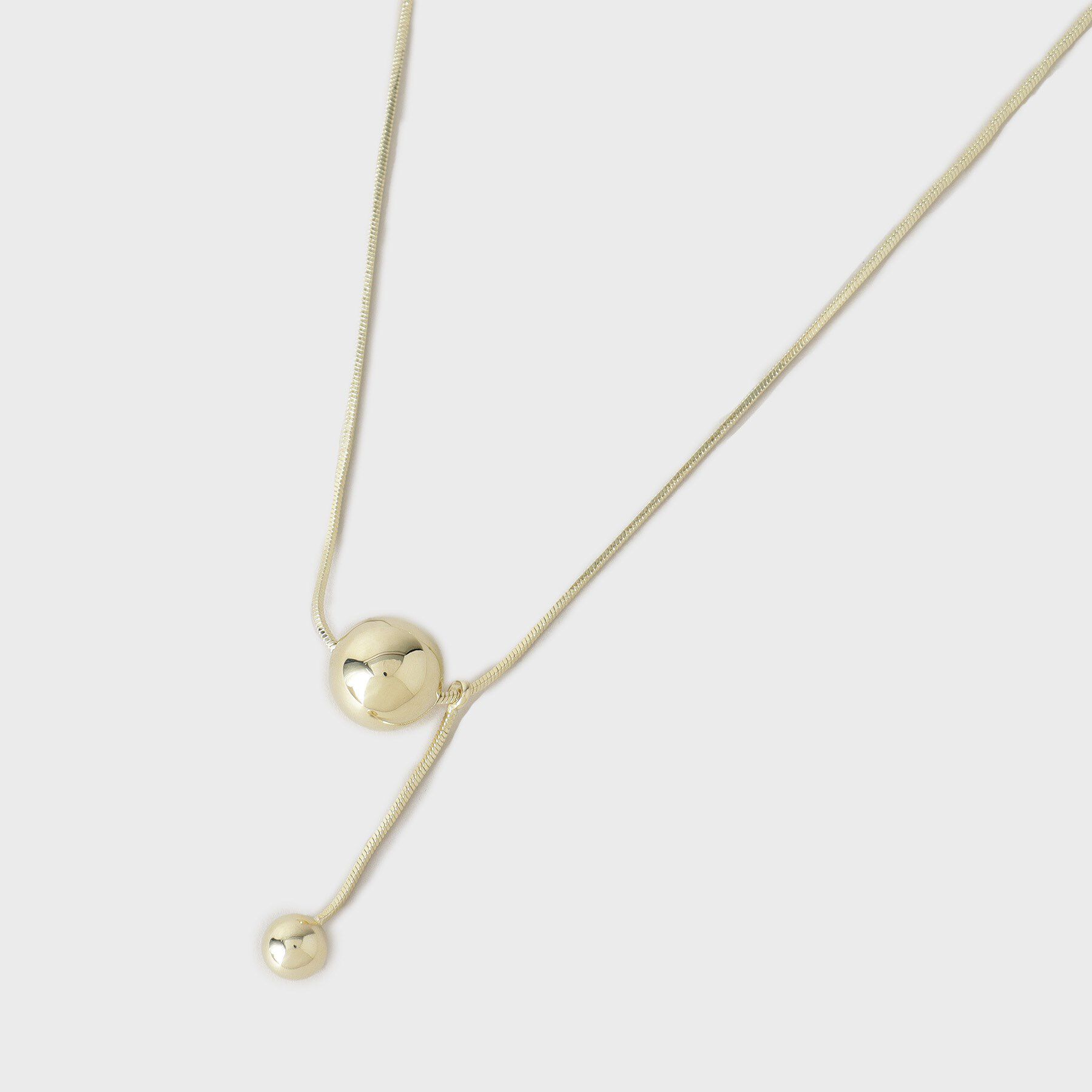 GALLEST「メタルボールネックレス」|ネックレス|