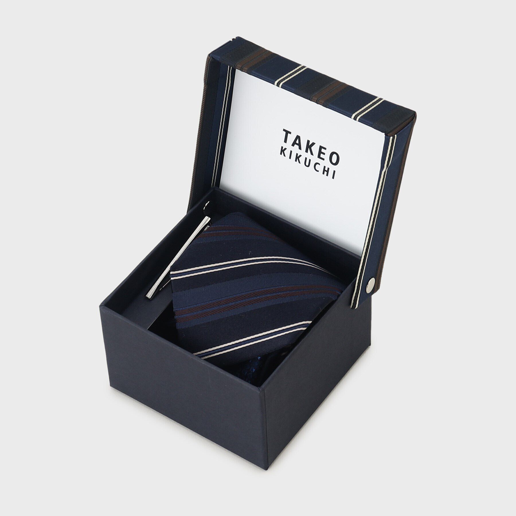 TAKEO KIKUCHI「【BOXセット】スタンダード柄ネクタイ＆タイバー」|ネクタイ・蝶ネクタイ|