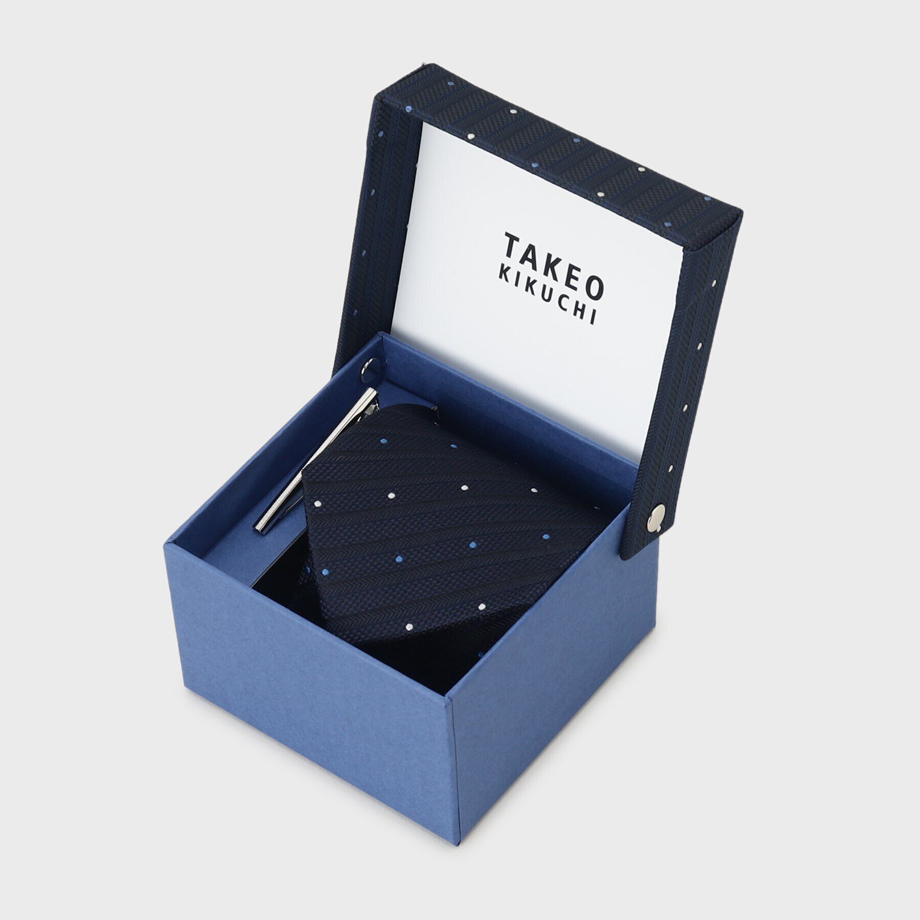 TAKEO KIKUCHI「【BOXセット】スタンダード柄ネクタイ＆タイバー」|ネクタイ・蝶ネクタイ|