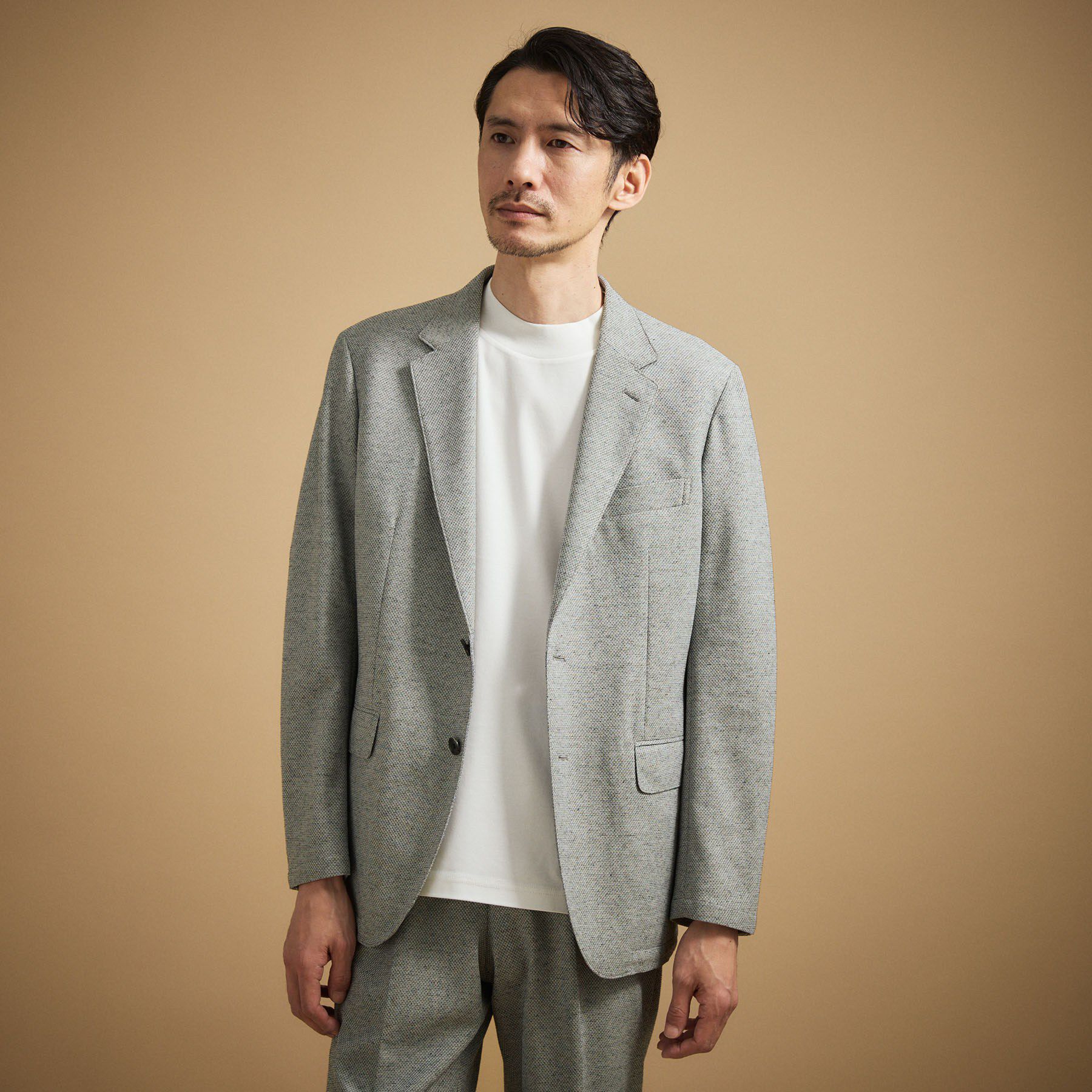 TAKEO KIKUCHI「【抗菌防臭】CALCULO（R）ジャージ ジャケット」|テーラードジャケット|