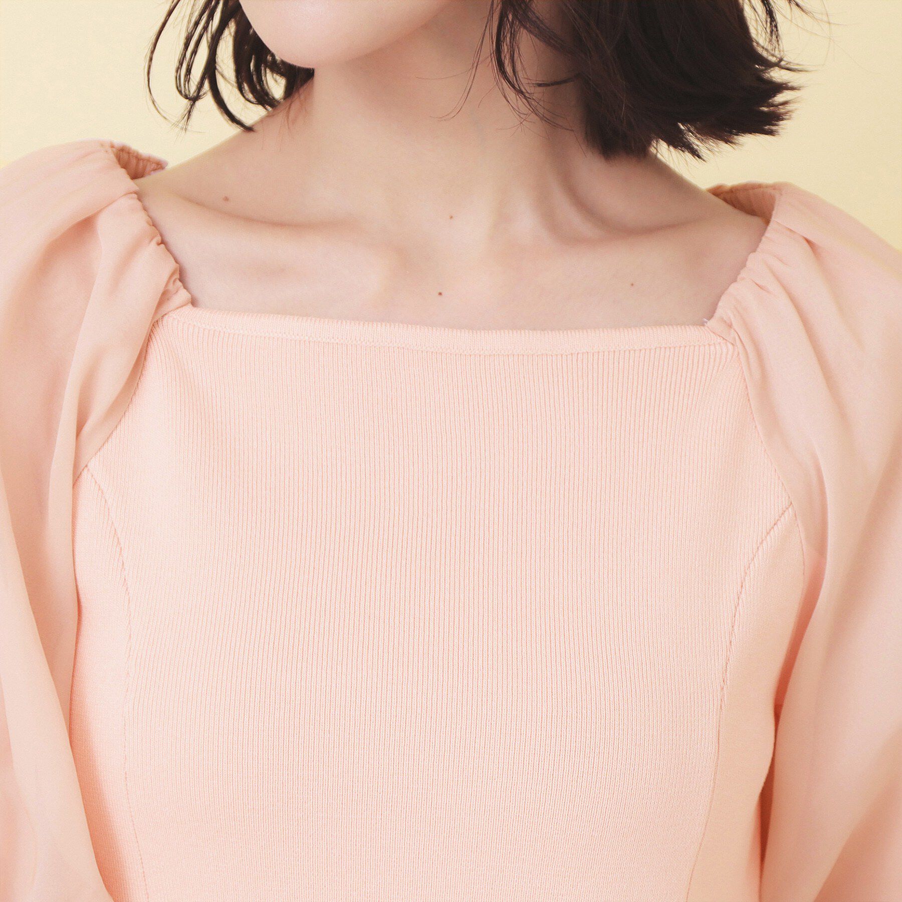 index「バルーンシアードッキングスクエアニット【洗濯機OK】」|ニット・セーター|