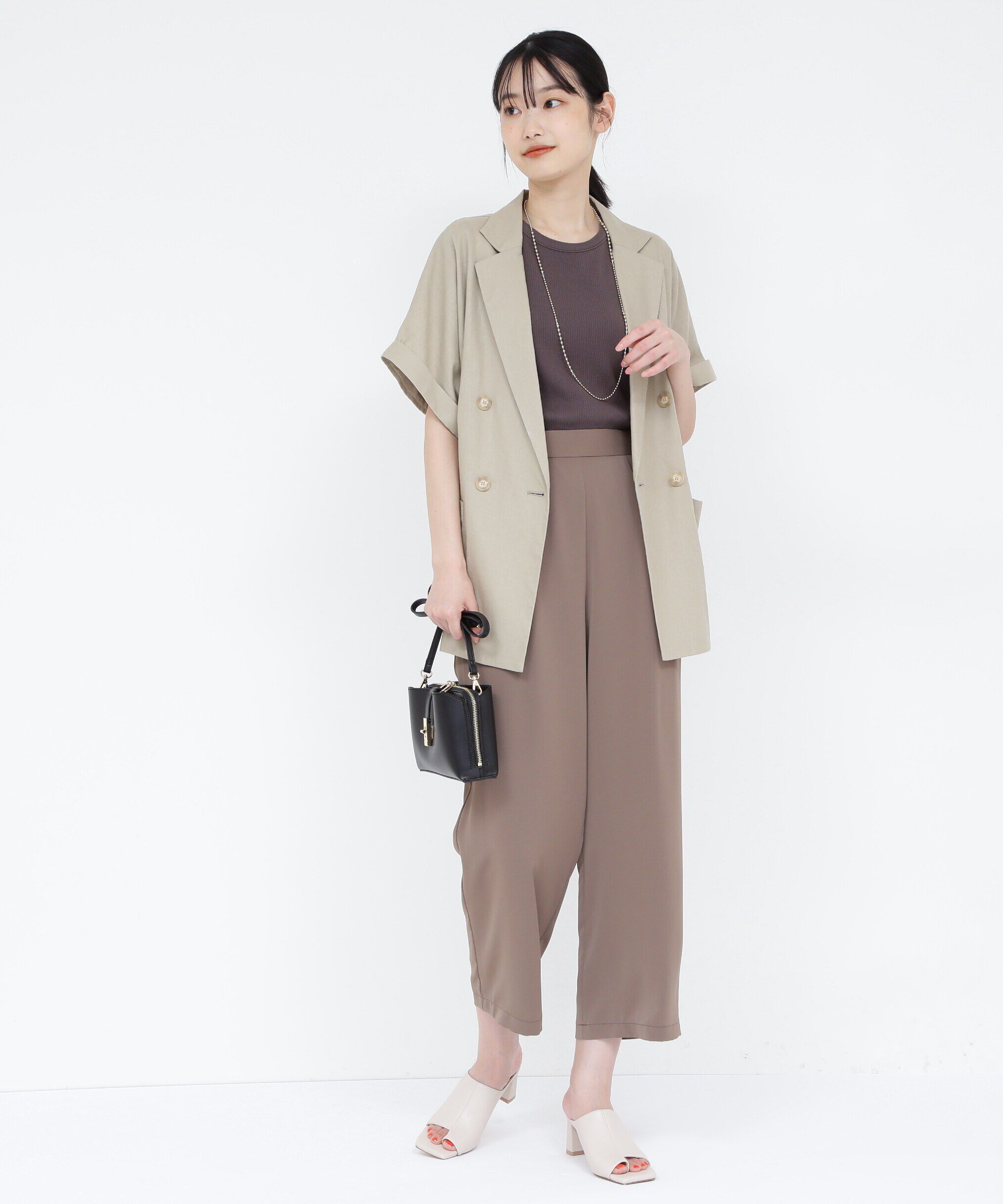  「２ＷＡＹテレコフレンチスリーブ」|Tシャツ・カットソー|