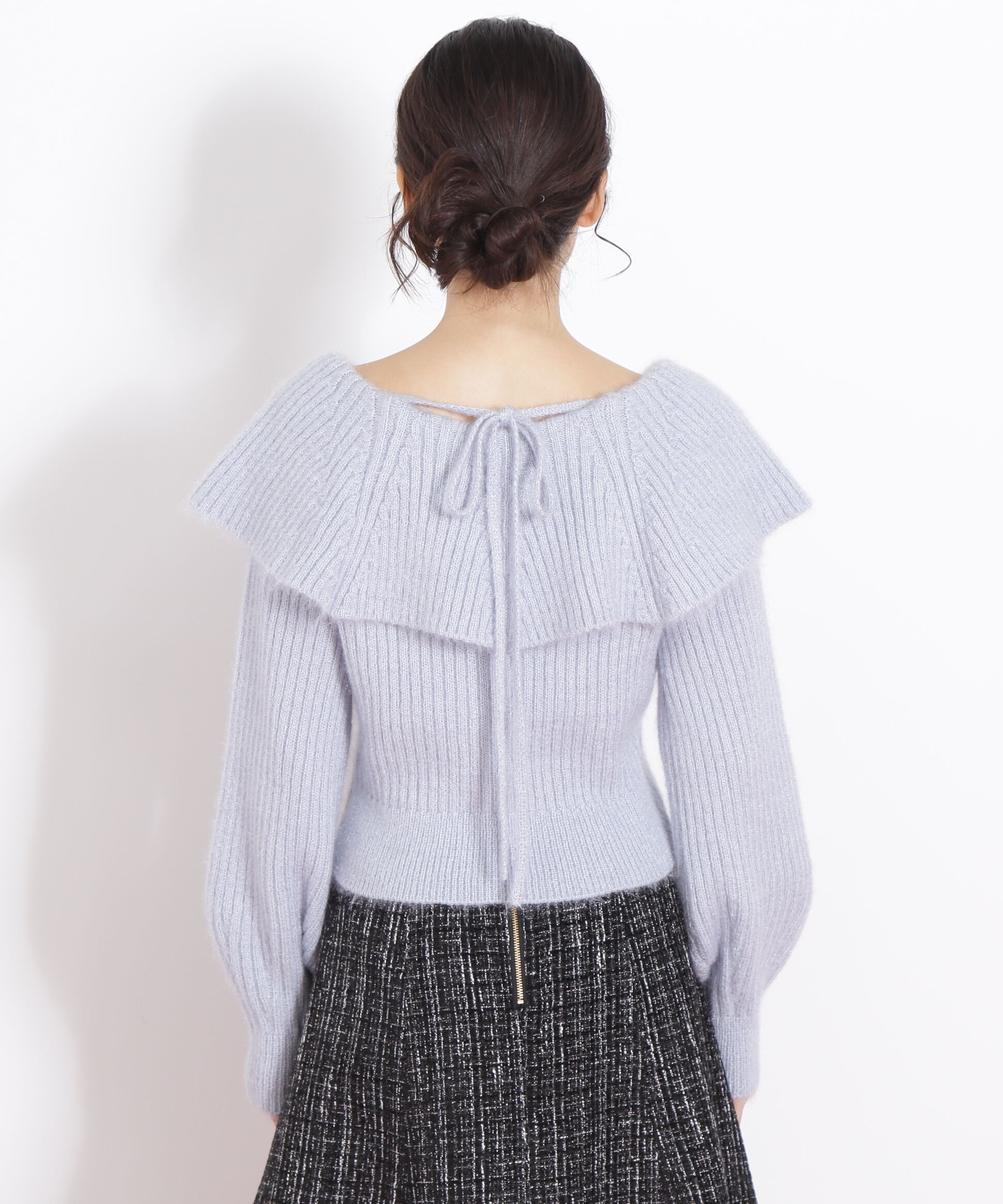  「ふわふわケープニット」|ニット・セーター|