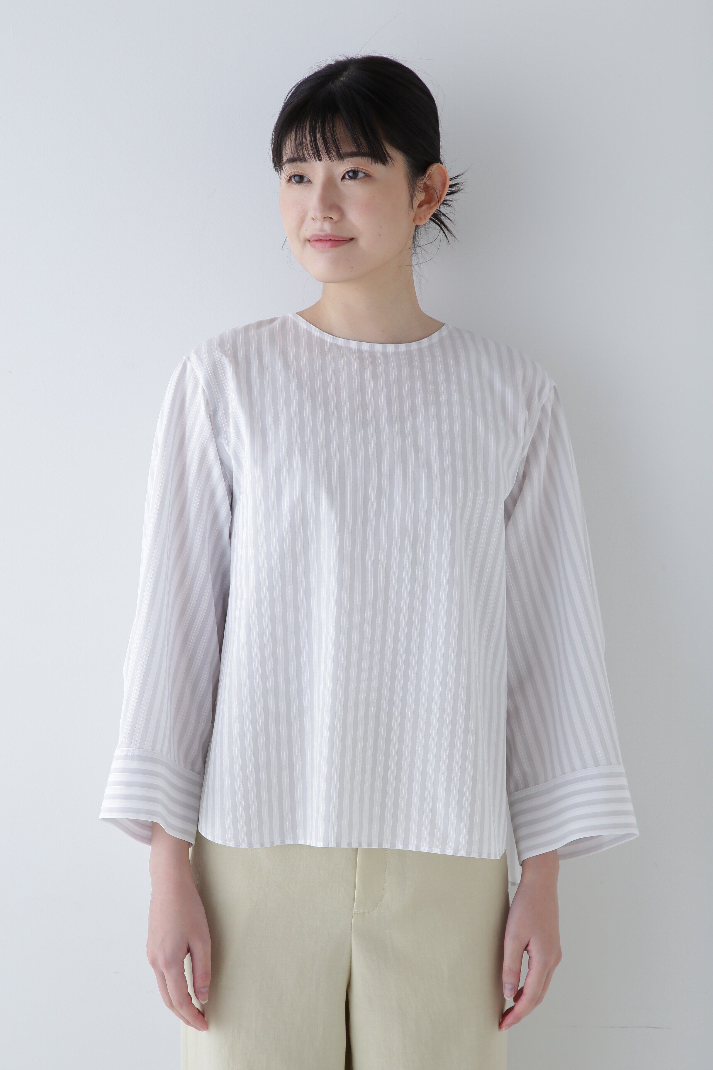  「◆ドビーロンストブラウス」|シャツ・ブラウス|