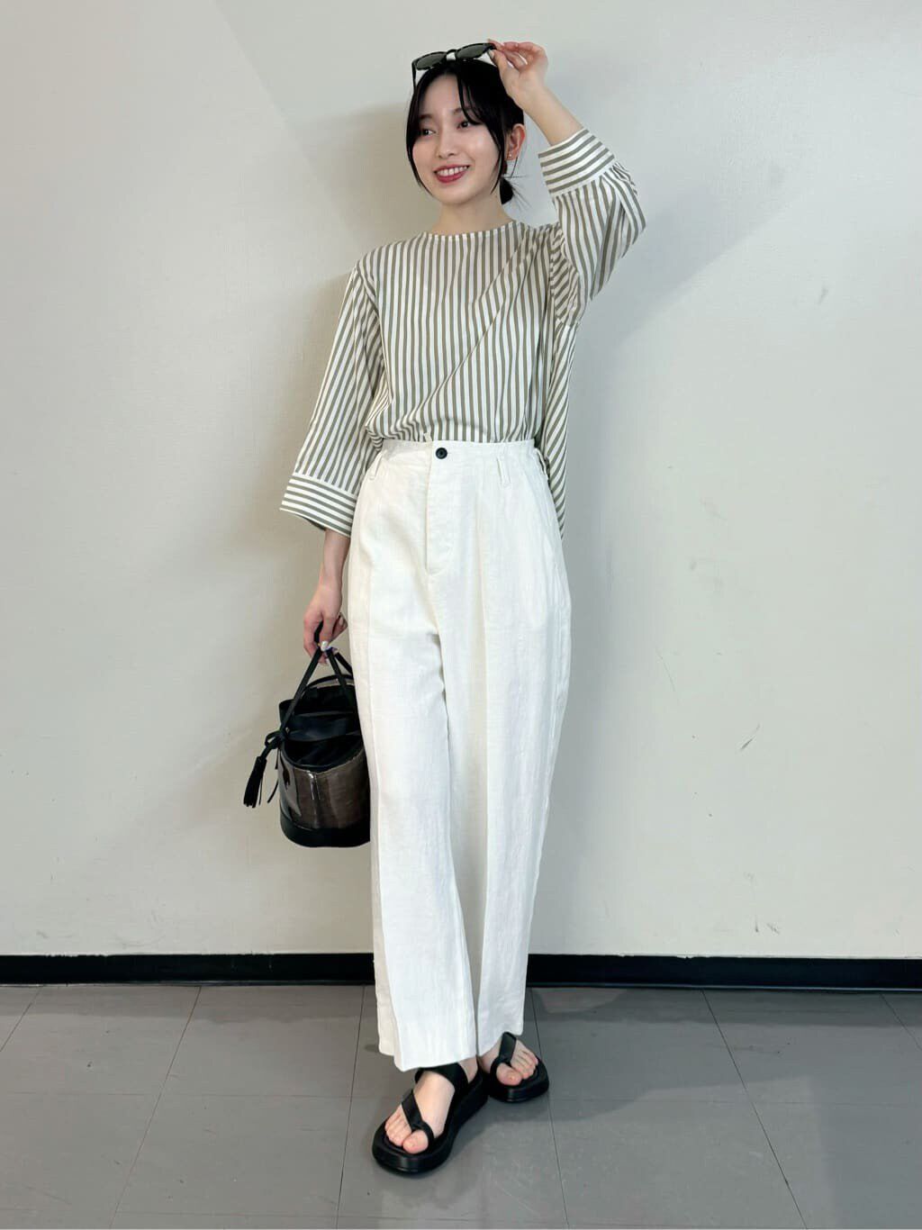  「◆ドビーロンストブラウス」|シャツ・ブラウス|