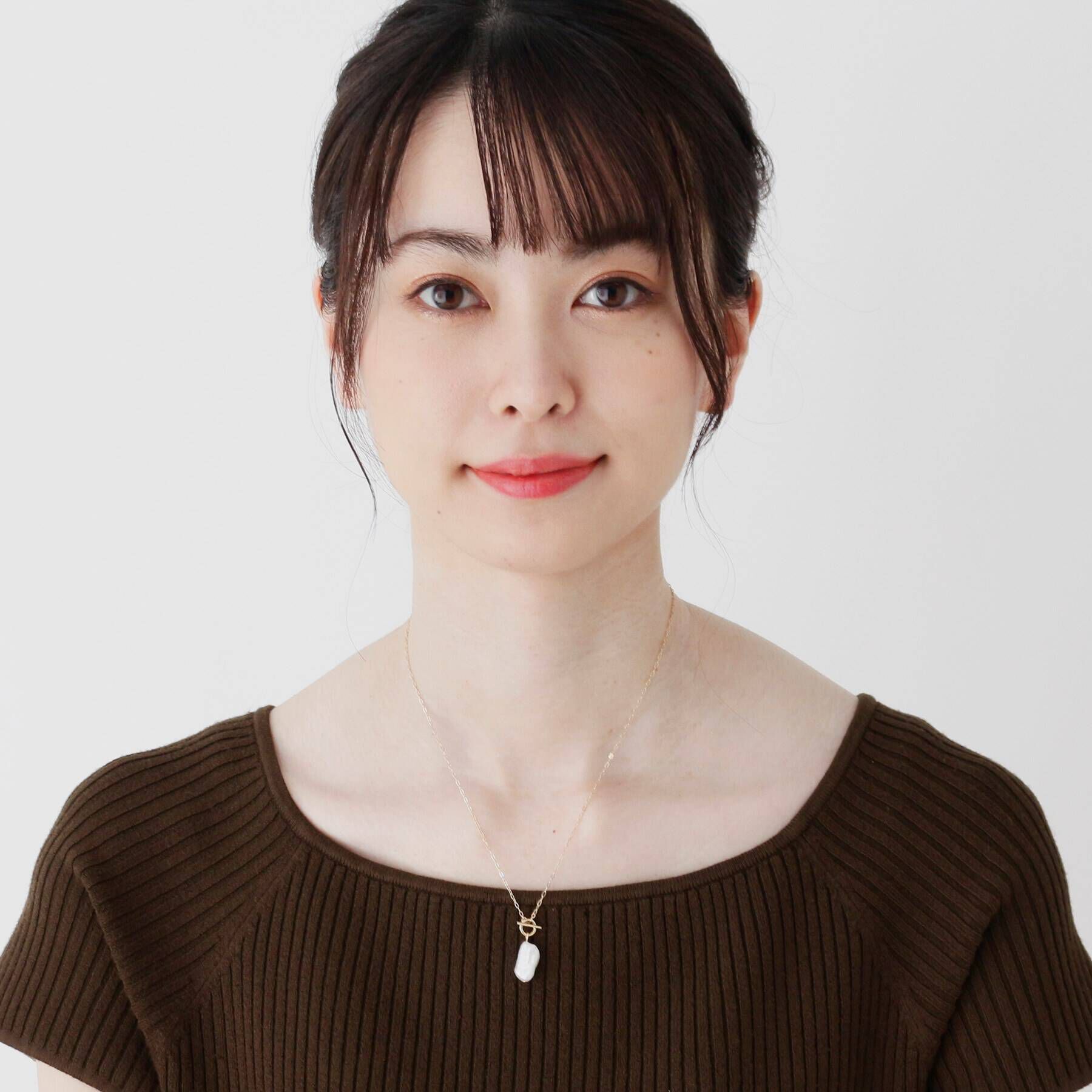 COCOSHNIK「K10バロック淡水パール マンテルネックレス」|ネックレス|