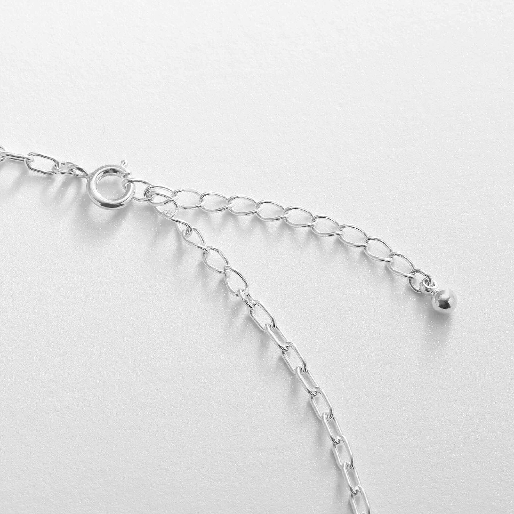 COCOSHNIK ONKITSCH「シルバー ツイストスクエア Yネックレス」|ネックレス|