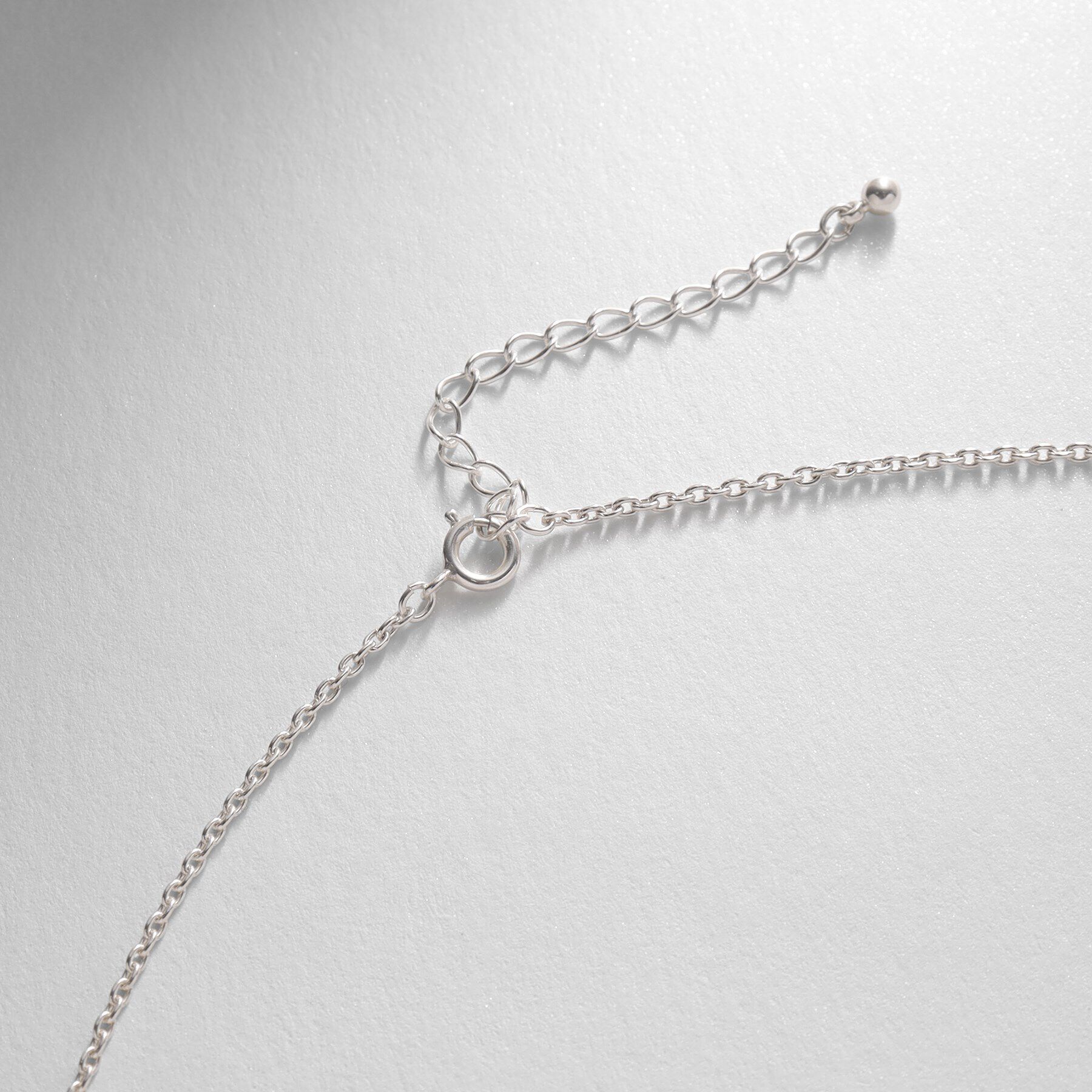 COCOSHNIK ONKITSCH「シルバー ニュアンスネックレス ヘキサゴン」|ネックレス|