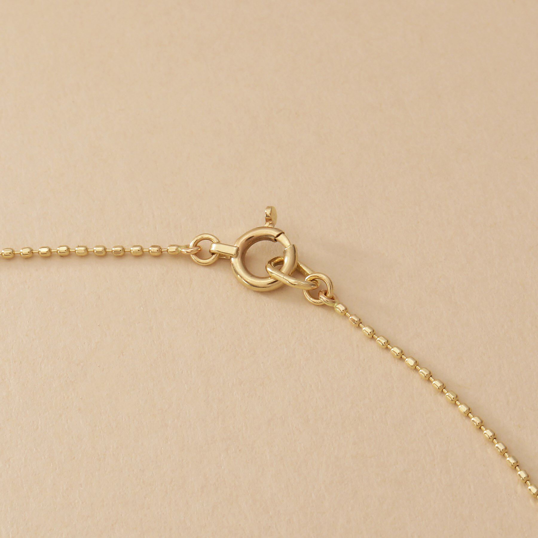 COCOSHNIK ONKITSCH「K10スキニーネックレス カットボール」|ネックレス|