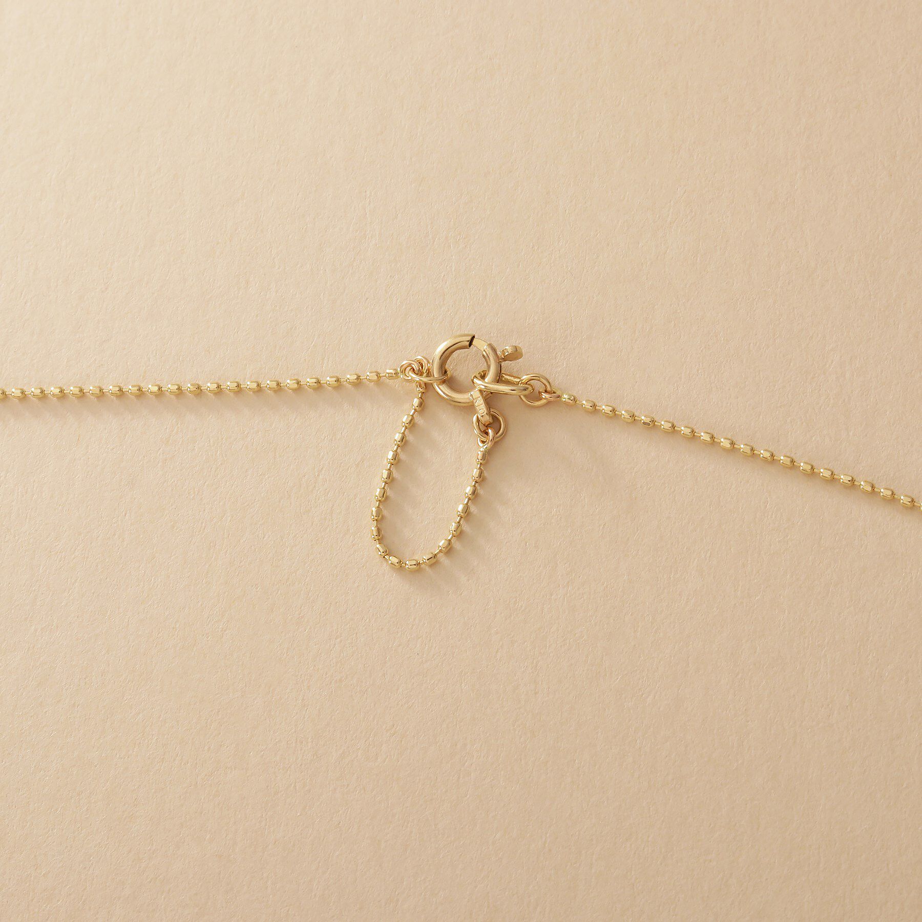 COCOSHNIK ONKITSCH「K10スキニーネックレス カットボール」|ネックレス|