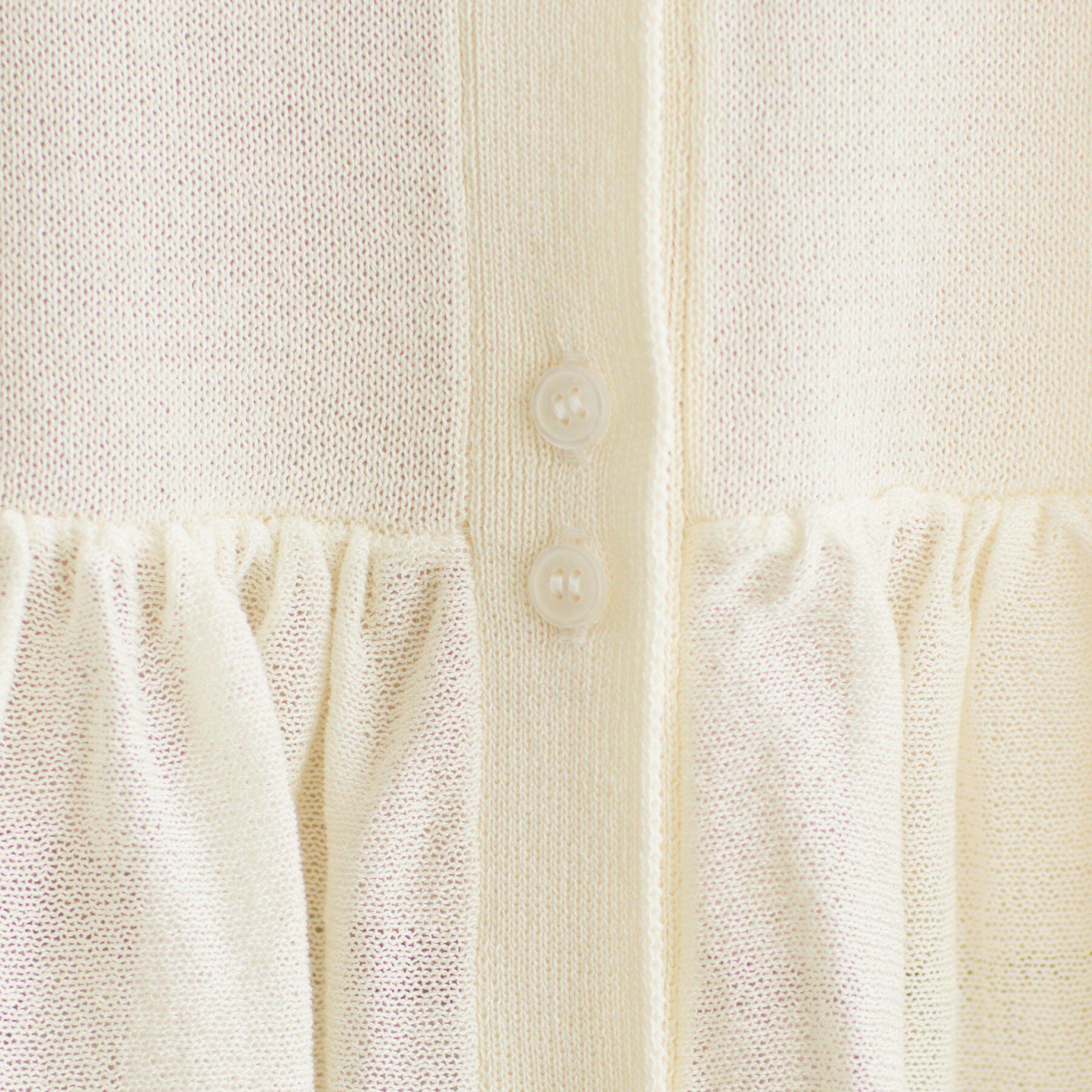 SHOO･LA･RUE「七分袖ペプラムニットカーディガン」|カーディガン|