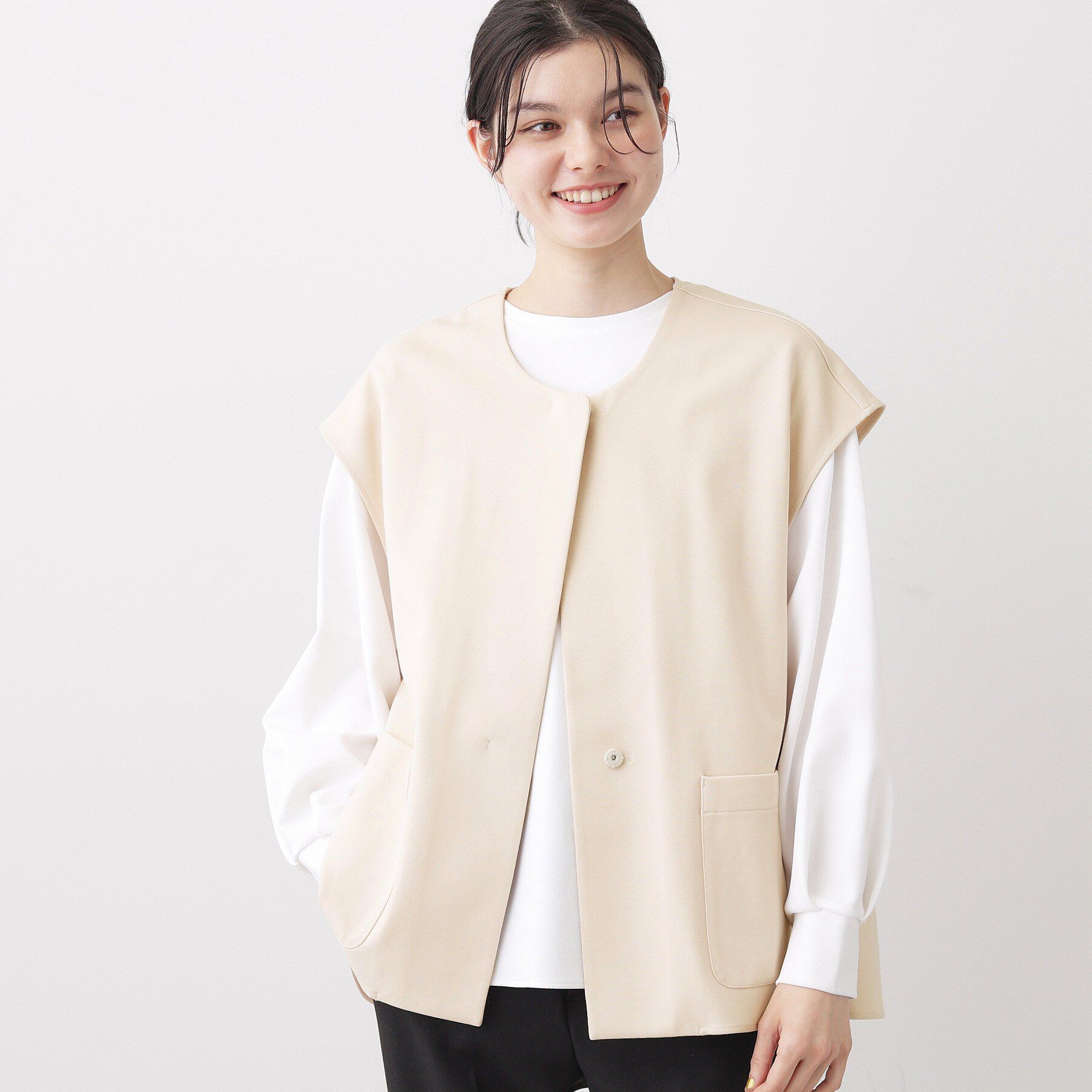 Dessin「【洗える】ポンチジレ」|ベスト・ジレ|