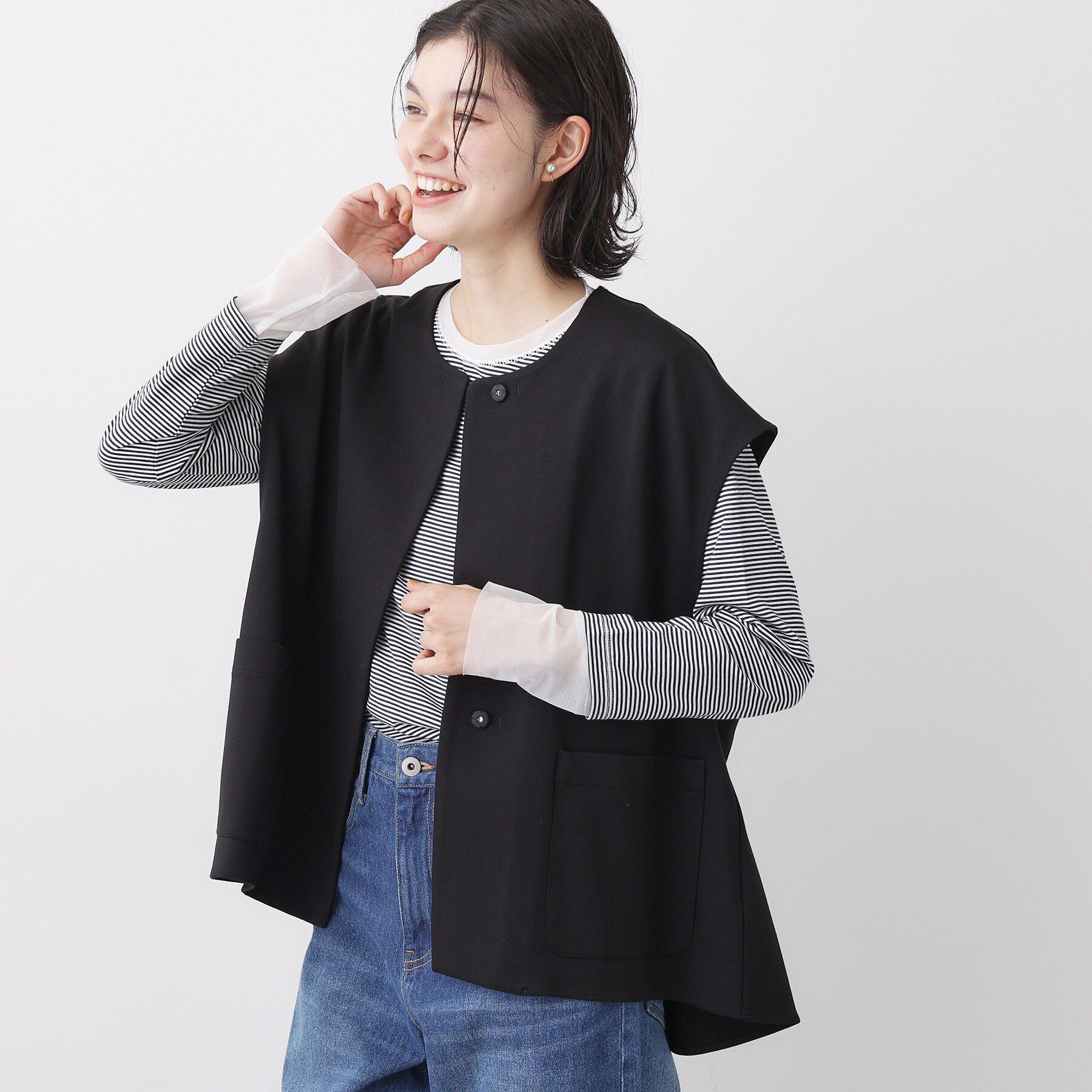 Dessin「【洗える】ポンチジレ」|ベスト・ジレ|