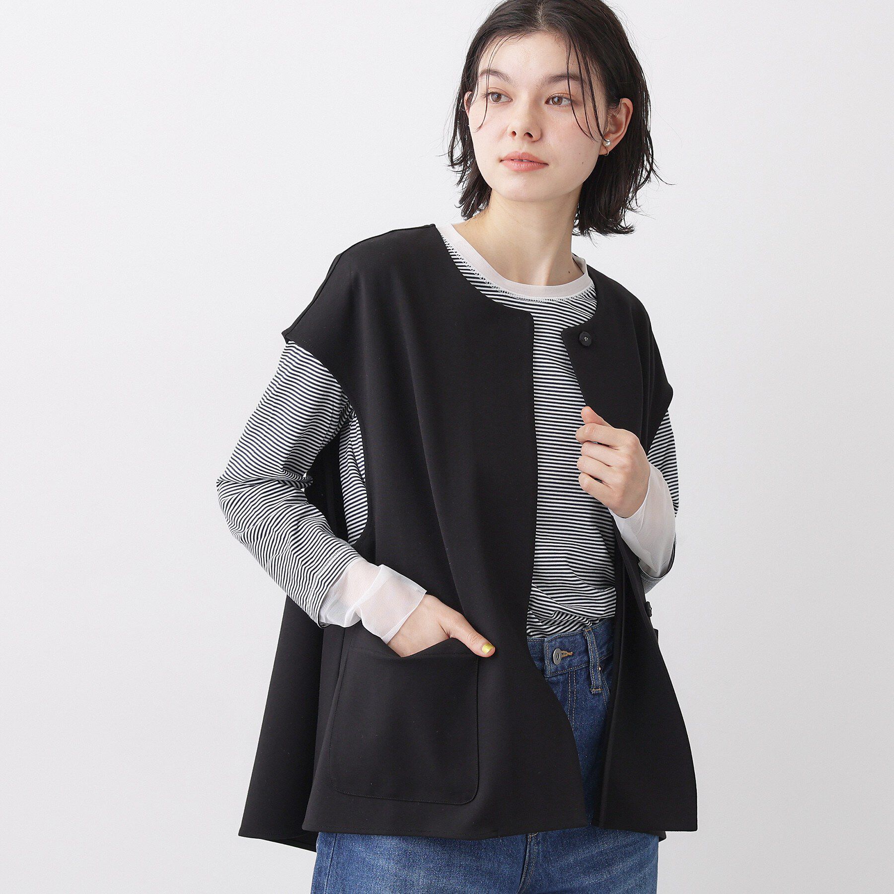 Dessin「【洗える】ポンチジレ」|ベスト・ジレ|