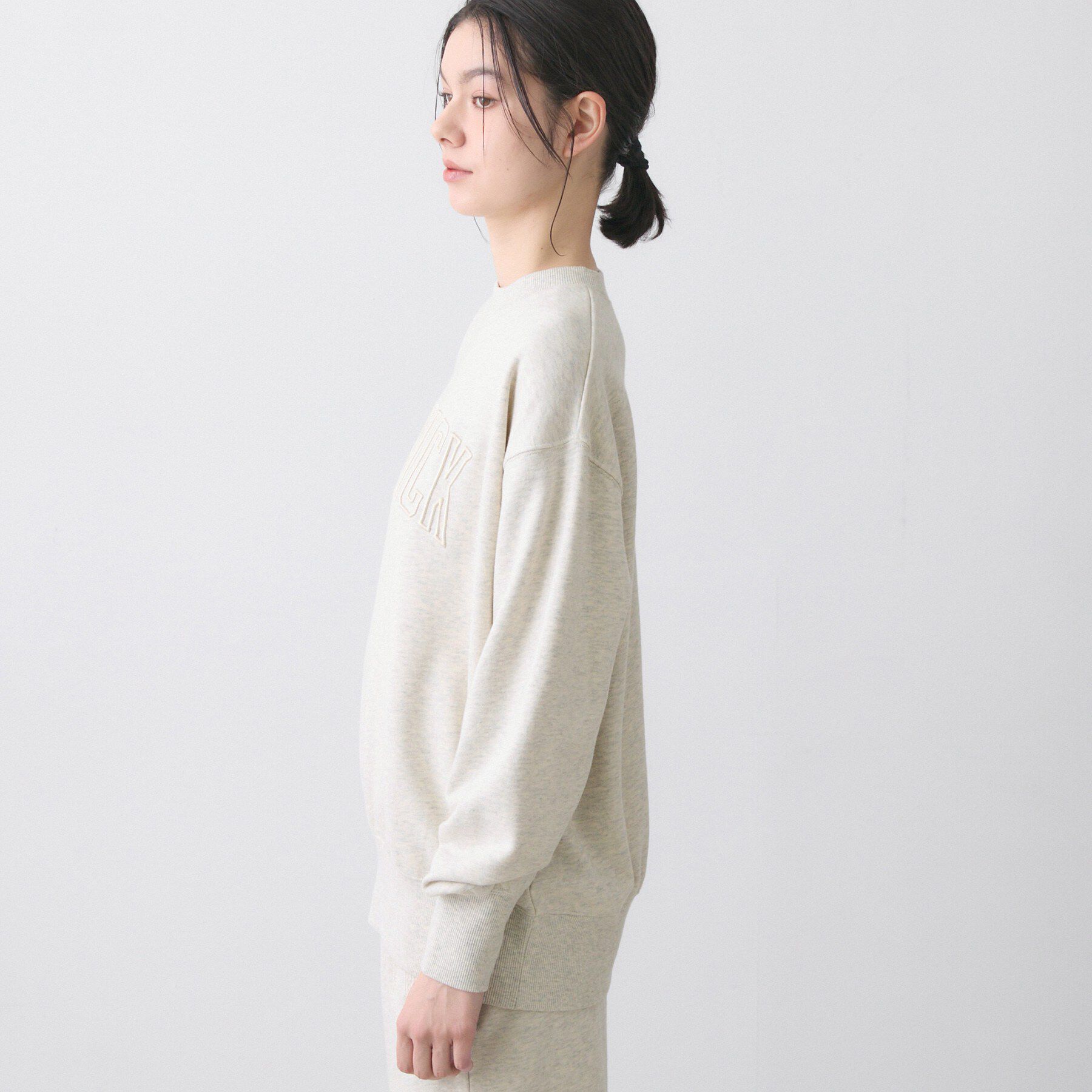 Dessin「【ユニセックス/セットアップ可】オーガニック裏毛ロゴスウェット」|パーカー|