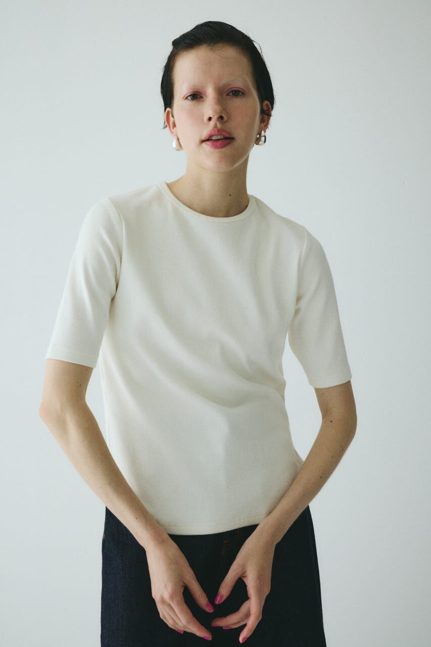 HeRIN.CYE「Back ribbon cut top」|Tシャツ・カットソー|O/WHT1