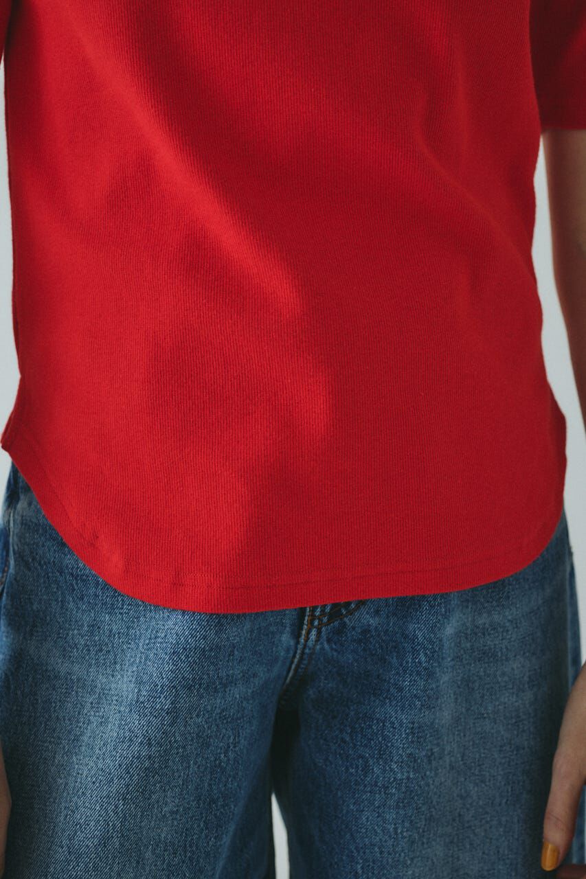 HeRIN.CYE「Back ribbon cut top」|Tシャツ・カットソー|