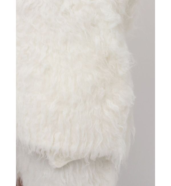 dazzlin「リップルカールニットフーディ」|ニット・セーター|