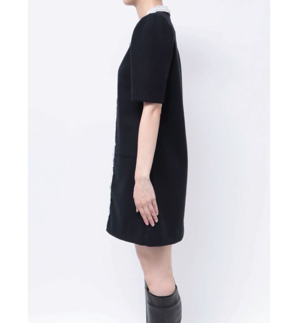 MERCURYDUO「バイカラーレースミニワンピース」|ワンピース|