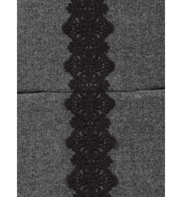 MERCURYDUO「バイカラーレースミニワンピース」|ワンピース|