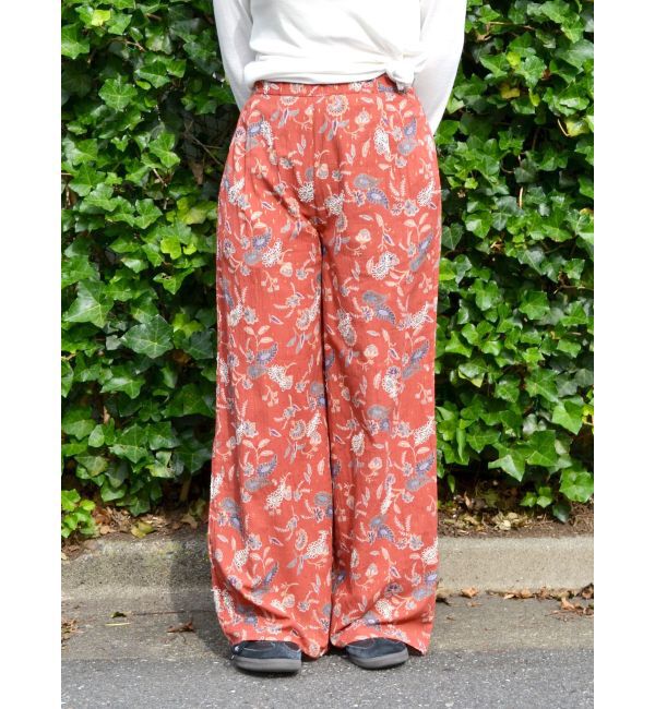 Ungrid「スパンコール刺繍ラフパンツ」|その他|レッド