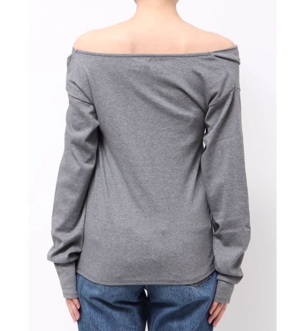 Ungrid「タックデザインオフショルロングスリーブTee」|Tシャツ・カットソー|