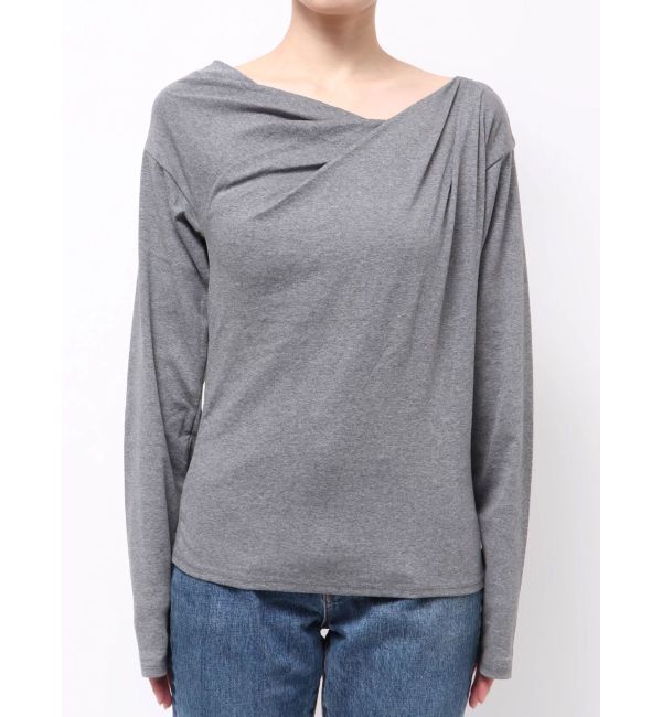 Ungrid「タックデザインオフショルロングスリーブTee」|Tシャツ・カットソー|