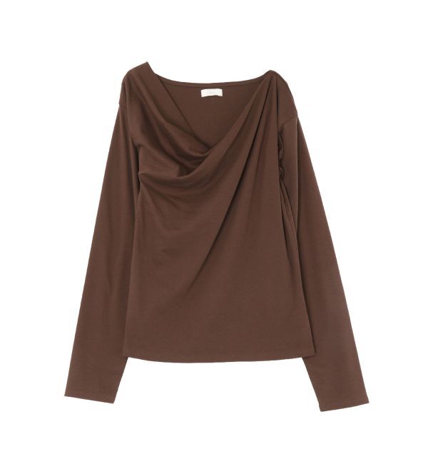 Ungrid「タックデザインオフショルロングスリーブTee」|Tシャツ・カットソー|