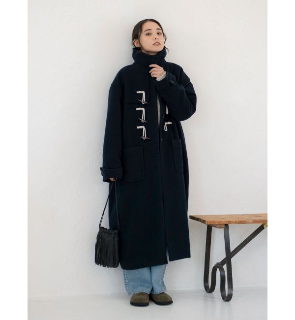 Ungrid「スタンドカラーダッフルコート」|ダッフルコート|