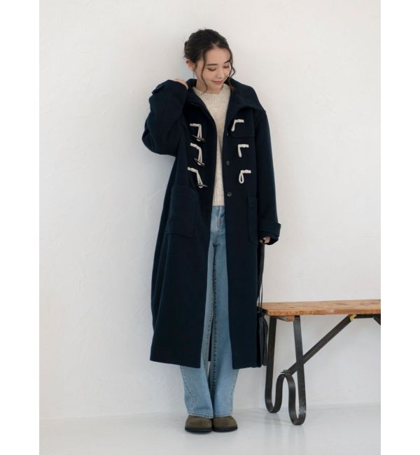 Ungrid「スタンドカラーダッフルコート」|ダッフルコート|