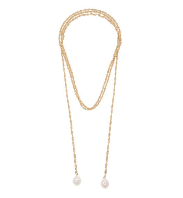 LAGUNAMOON「パールラリエット」|ネックレス|ゴールド