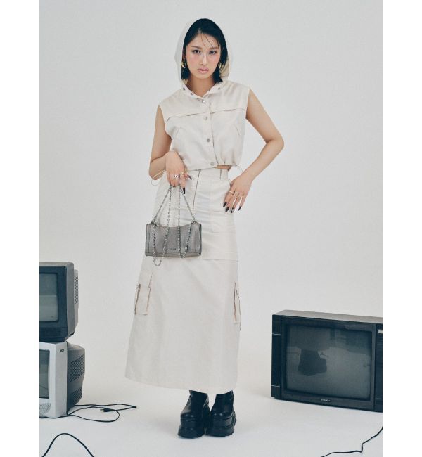 EVRIS「2WAYカーゴスカート【セットアップ着用可能】」|スカート|