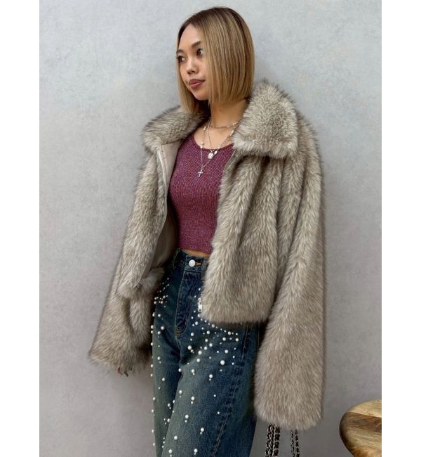 EVRIS「bijouワイドデニムパンツ」|デニム|