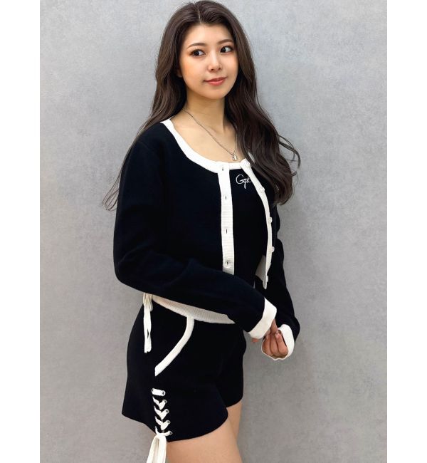 GYDA「サイドレースアップニットショートパンツ【SETUP着用可】」|その他|