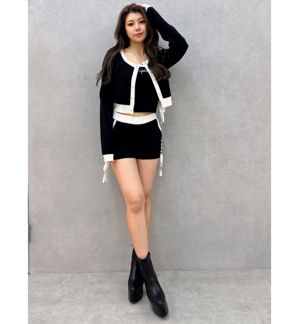 GYDA「サイドレースアップニットショートパンツ【SETUP着用可】」|その他|