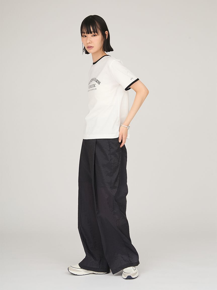 emmi atelier「グラフィックリンガーTシャツ」|Tシャツ・カットソー|